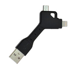 Marion Twin Port Key Shaped Cable