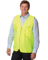 Hi-Vis Safety Vest With Id Pocket