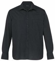 The Omega Stripe Long Sleeve Shirt - Mens