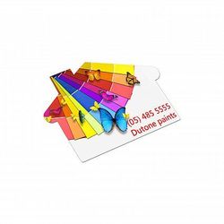 AD Labels 70 x 50mm - House Shaped