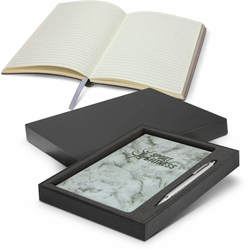Marble Notebook and Pen Gift Set