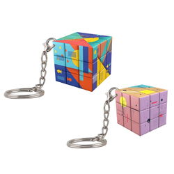 Rubik's Cube Puzzle Keyring