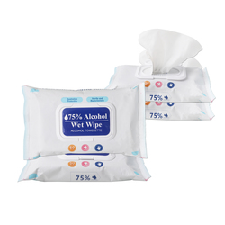 75% Alcohol Wet Wipes - 50PC Pack