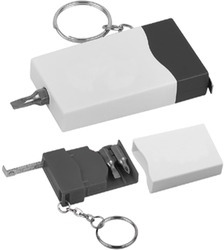 Mini Screwdriver Tape Key Ring